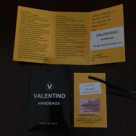 Mario Valentino spa brand Black Leather Tote - Picture 8 of 8